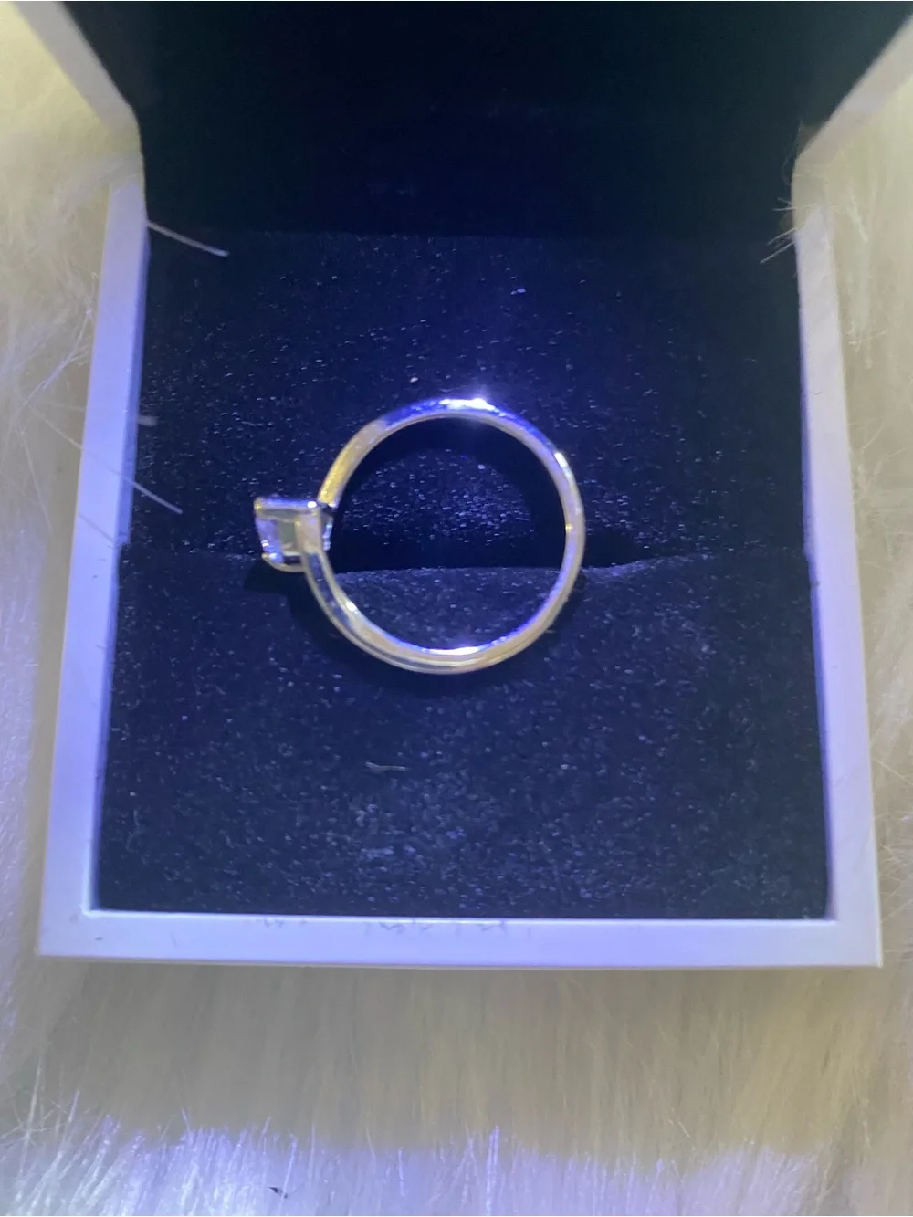 Gold Heart Ring with Clear Cubic Stone - Elegant Women's Ring